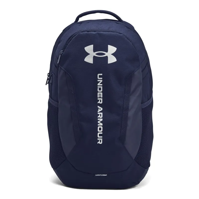 Mochila de baloncesto Under Armour Hustle 6.0 Azul frontal