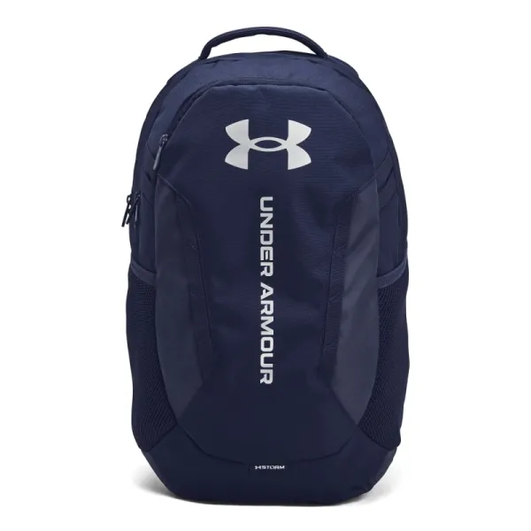 Mochila de baloncesto Under Armour Hustle 6.0 Azul frontal