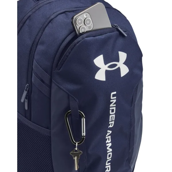 Mochila de baloncesto Under Armour Hustle 6.0 Azul detalle
