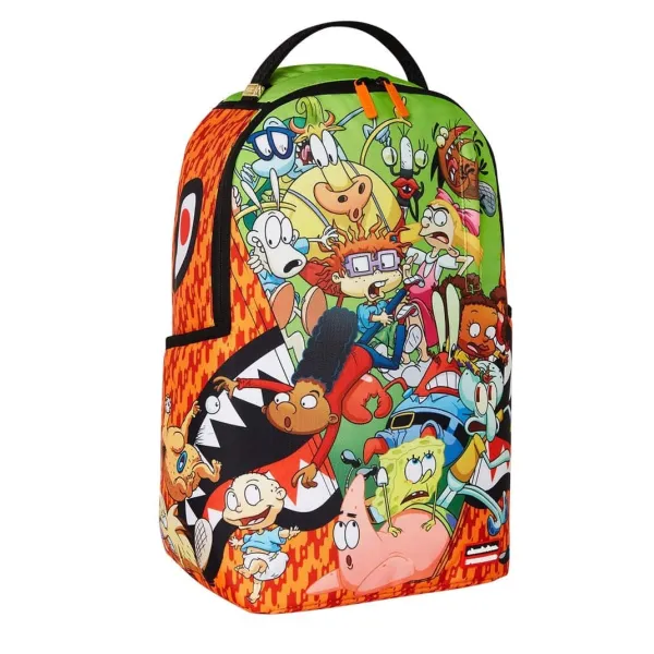 Mochila Sprayground 90s Nick Character Pile Reveal ladeada