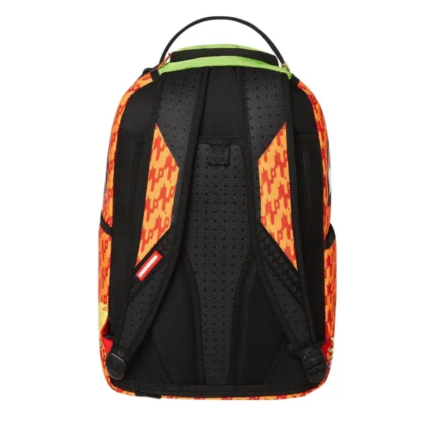 Mochila Sprayground 90s Nick Character Pile Reveal parte trasera