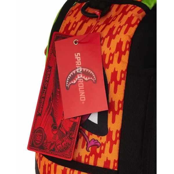 Mochila Sprayground 90s Nick Character Pile Reveal etiquetas