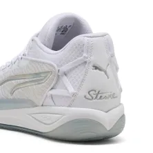zapatillas de basket Puma Stewie 4 en blanco para mujer talon