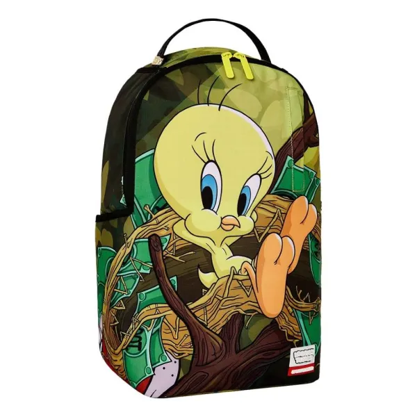 Mochila Sprayground Tweety Piolin lateral