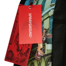 Sprayground Madagascar NYC etiquetas