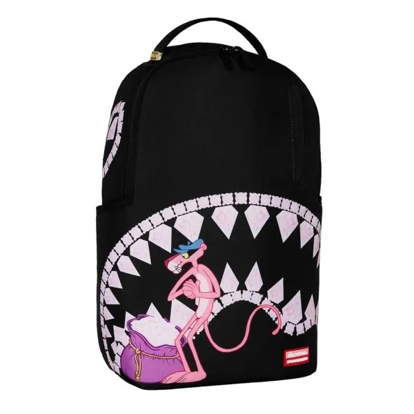 Sprayground Pink Panther Diamond Shark foto lateral Sprayground Pink Panther Diamond Shark foto lateral