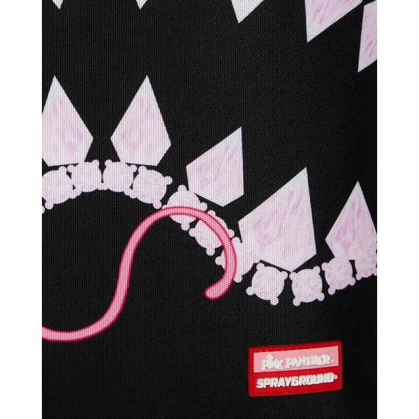 Sprayground Pink Panther Diamond Shark detalle marca Sprayground Pink Panther Diamond Shark detalle marca