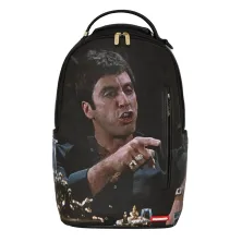 Mochila negra Sprayground Scarface Paint principal