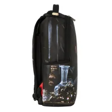 Mochila negra Sprayground Scarface Paint de lado