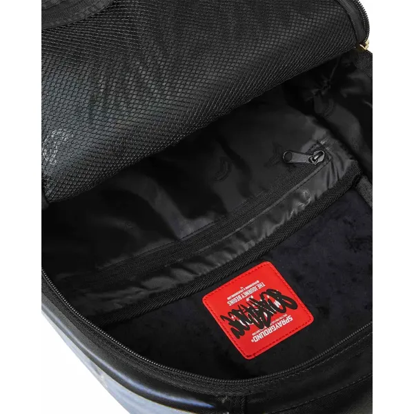 Mochila negra Sprayground Scarface Paint interior