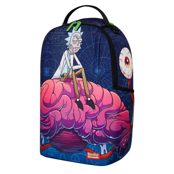 Sprayground Rick and Morty Brain Shark foto lateral