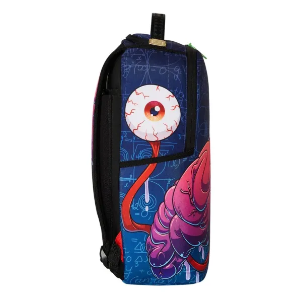 Sprayground Rick and Morty Brain Shark foto de lado
