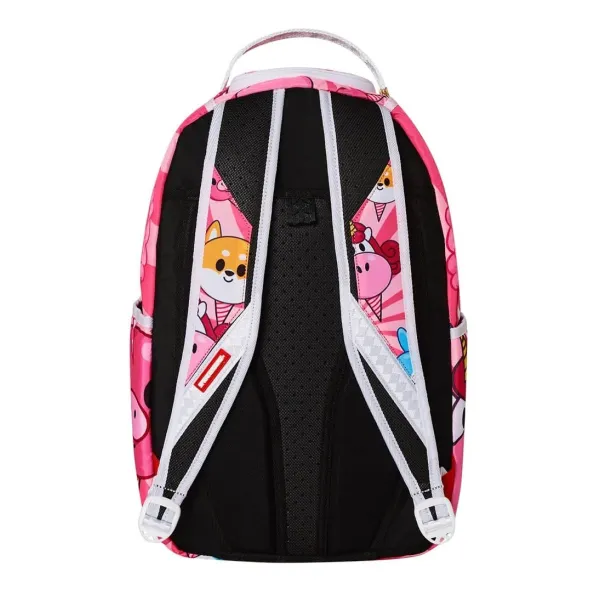 Mochila rosa Sprayground Cotton Candy parte trasera