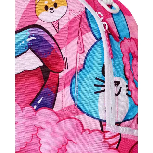 Mochila rosa Sprayground Cotton Candy detalle 1