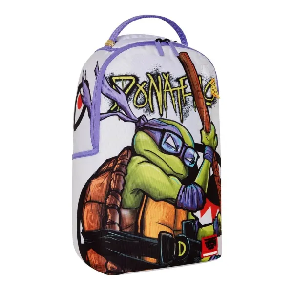 Mochila Sprayground Donatello Tortugas Ninja lateral Mochila Sprayground Donatello Tortugas Ninja lateral