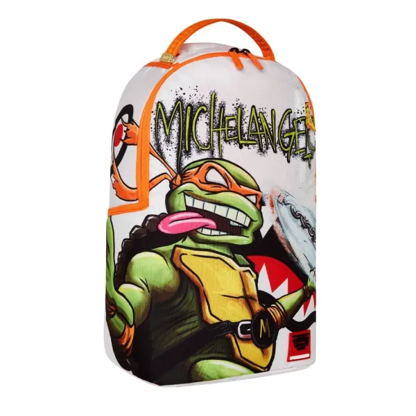 Sprayground Michelangelo Tortugas Ninja lateral Sprayground Michelangelo Tortugas Ninja lateral