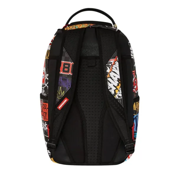 Sprayground PacMan Stickers foto parte trasera Sprayground PacMan Stickers foto parte trasera