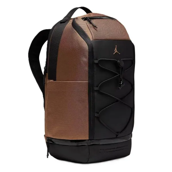 Mochila de basket Jordan Jam Sport en marrón foto lateral