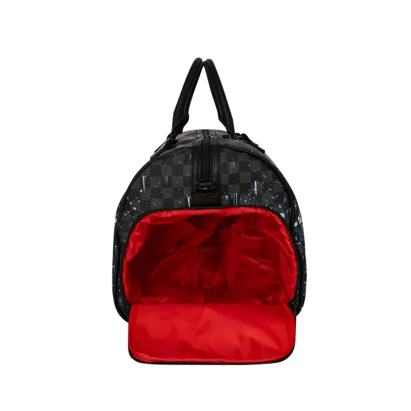 Bolsa de viaje grande Sprayground Fire & Ice Shark - foto interior lateral