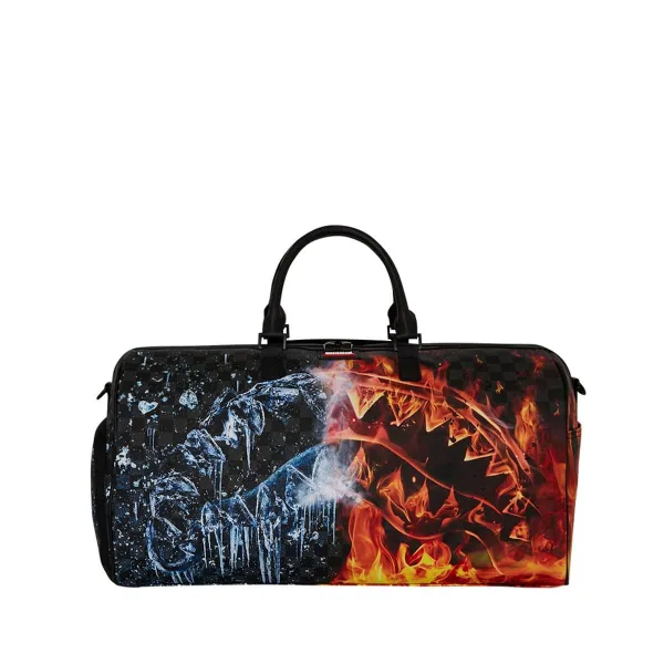 Bolsa de viaje grande Sprayground Fire & Ice Shark - foto principal