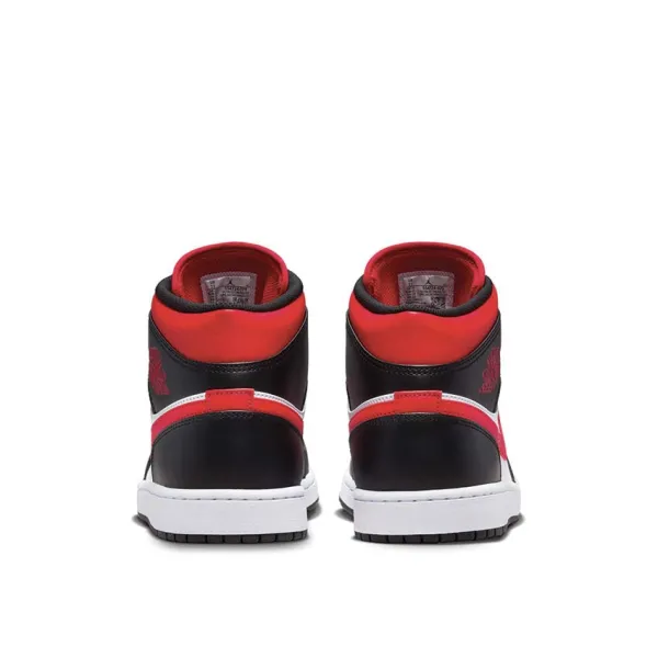 Air Jordan I Retro Mid Bred Toe de basket talones