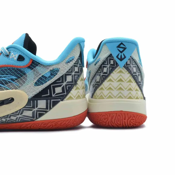 Zapatillas de basket Anta Shock Wave 6 PRO Thunderbird - foto talón