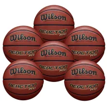Pack 6 Balones Wilson Reaction Pro oficiales Federaciones