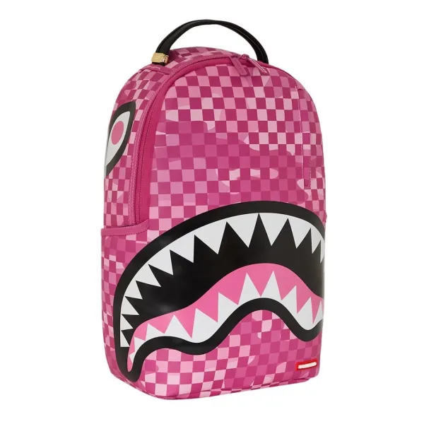Sprayground Pink Camocheck - Foto lateral