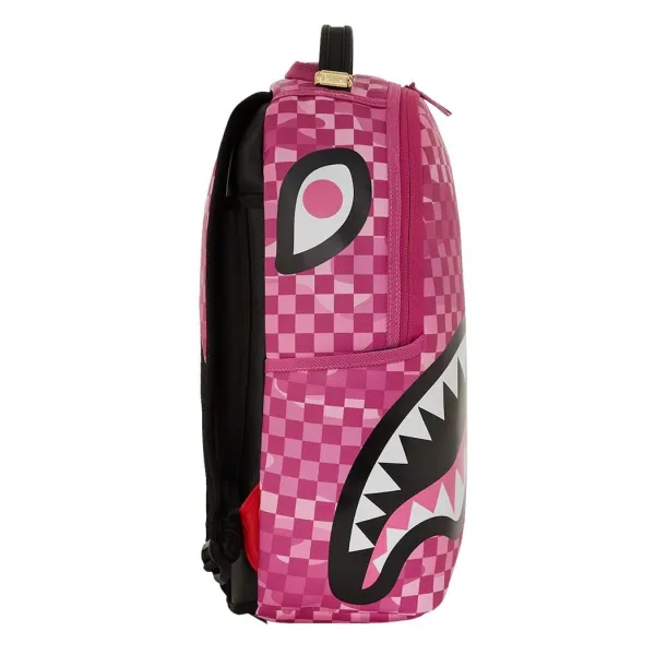 Sprayground Pink Camocheck - Foto de lado