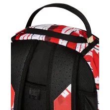 Sprayground WTF Shark en blanco y rojo - foto asa