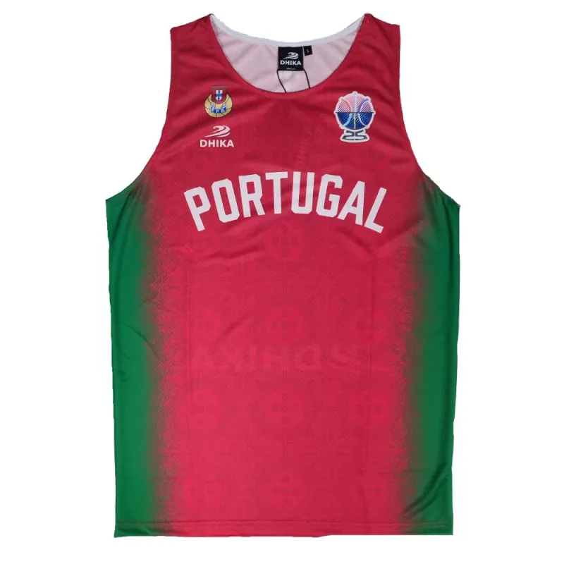 Camiseta Portugal FIBA Eurobasket 2025 Dhika - Primera equipación roja