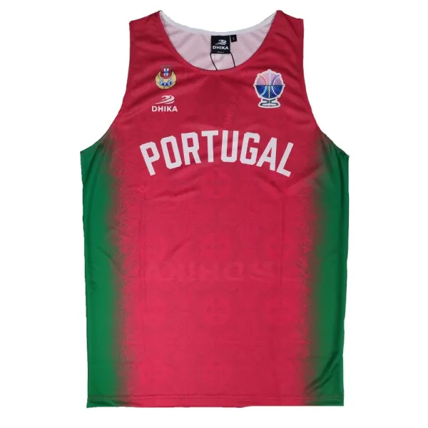 Camiseta Portugal FIBA Eurobasket 2025 Dhika - Primera equipación roja