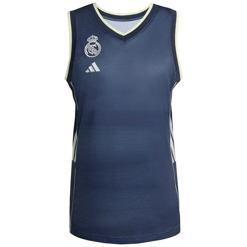 Camiseta Real Madrid baloncesto Adidas segunda equipación niños