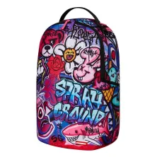 Sprayground Girly Graffiti Print mochila juvenil - foto lateral 2