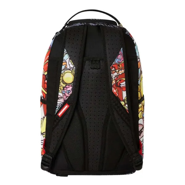 mochila Juvenil Sprayground Character Mash parte posterior
