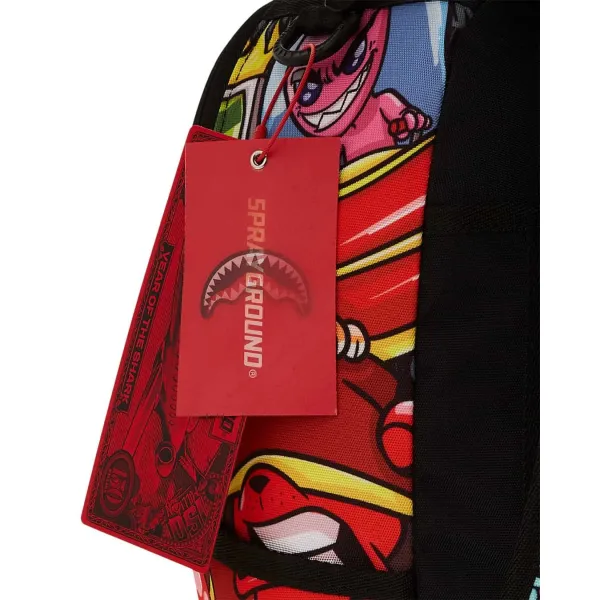 mochila Juvenil Sprayground Character Mash etiqueta