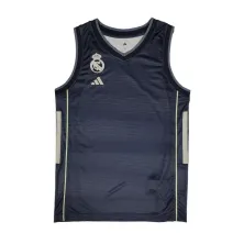 Camiseta Real Madrid baloncesto Adidas segunda equipación niños frontal