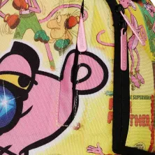 Sprayground Pantera Rosa con gafas de sol detalle cremallera