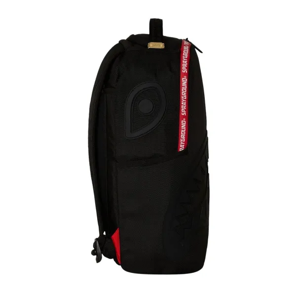 Sprayground Printed Zipper Shark de lado