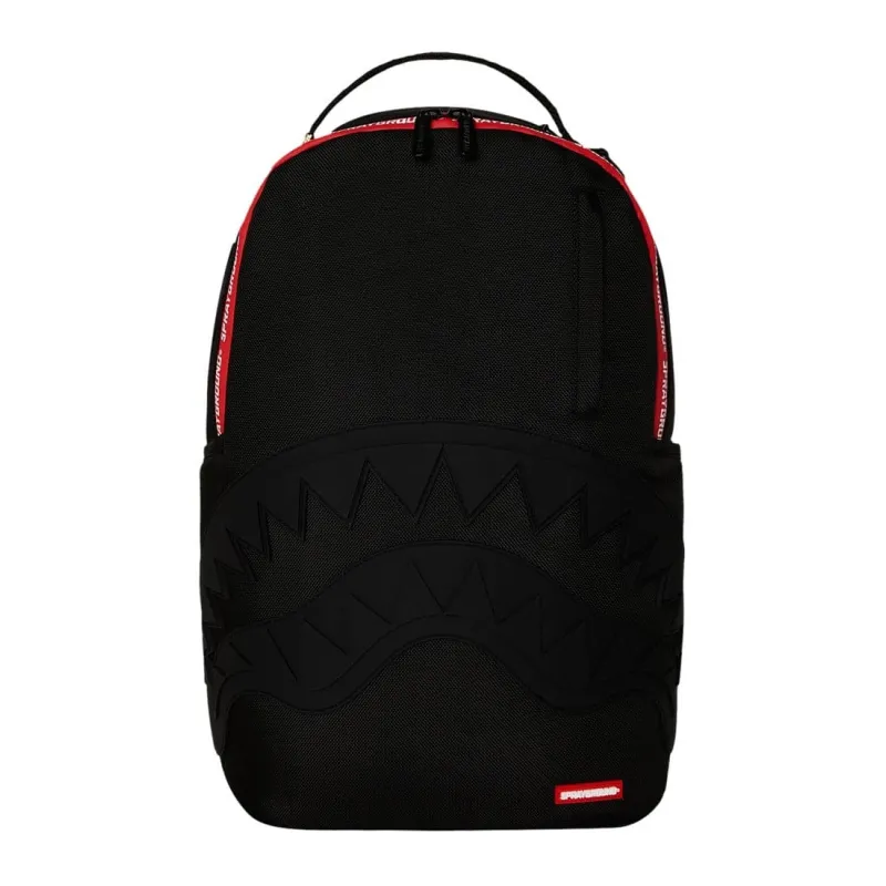 Sprayground Printed Zipper Shark negra