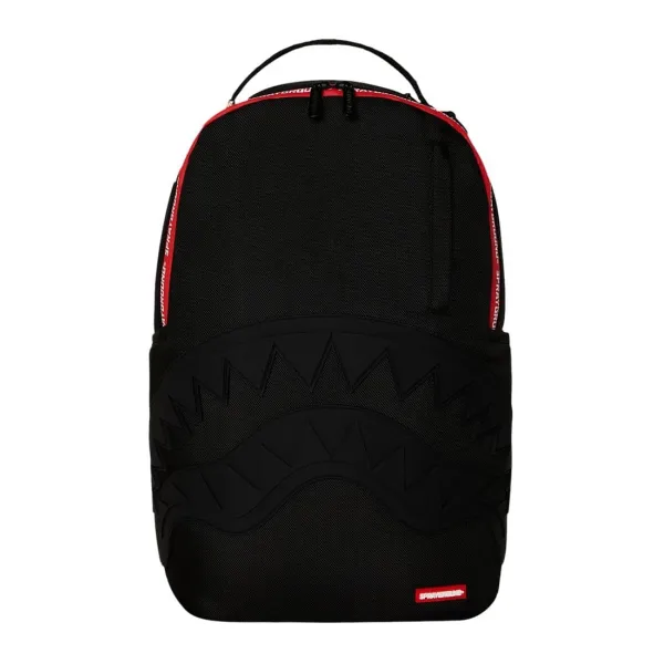 Sprayground Printed Zipper Shark negra
