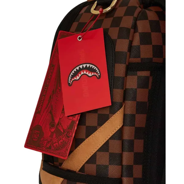 Mochila Hennyville Sprayground marron foto etiqueta Mochila Hennyville Sprayground marron foto etiqueta
