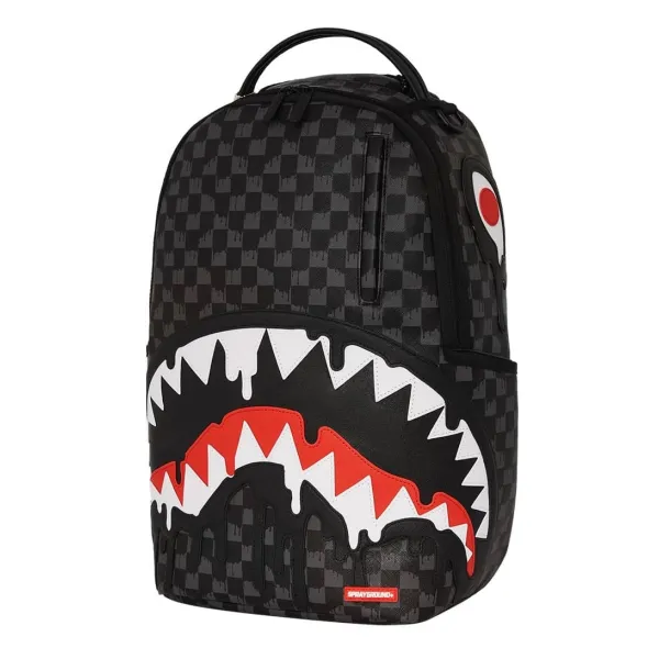 Sprayground Dripping Sharks in Paris negra - foto lateral