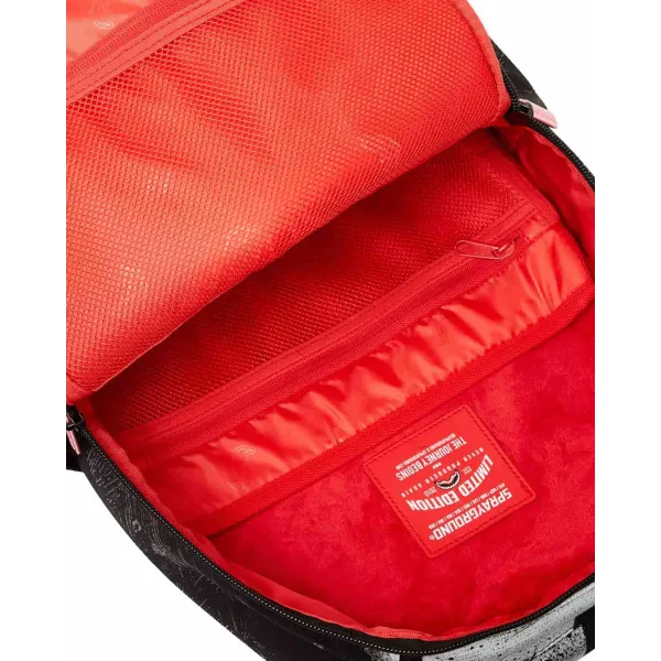 Sprayground Shark Central Sorbet Hand Painted interior