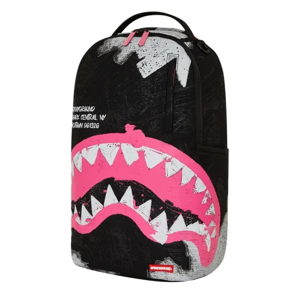 Sprayground Shark Central Sorbet Hand Painted lateral