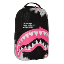 Sprayground Shark Central Sorbet Hand Painted lateral 2