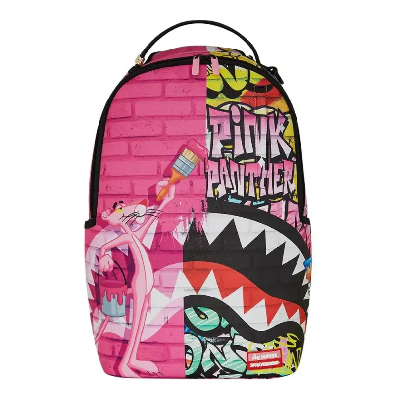 Mochila Sprayground Pink Panther Painting Over Graffiti