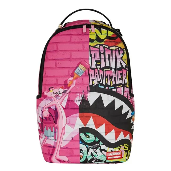 Mochila Sprayground Pink Panther Painting Over Graffiti