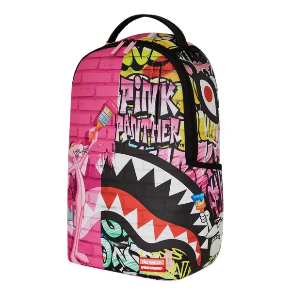 Mochila Sprayground Pink Panther Painting Over Graffiti