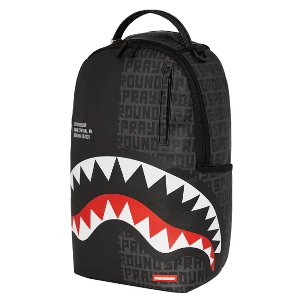 Sprayground Shark Central Split Infinity foto lateral Sprayground Shark Central Split Infinity foto lateral